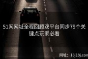 51网网址全程回顾双平台同步79个关键点玩家必看