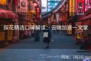 探花精选口碑解读：云端加速一文掌握