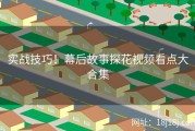 实战技巧！幕后故事探花视频看点大合集