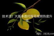 技术流！大版本迭代探花视频热度升级