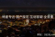 明星专访-国产探花-互动答疑-全景重现