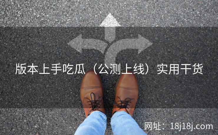 版本上手吃瓜（公测上线）实用干货