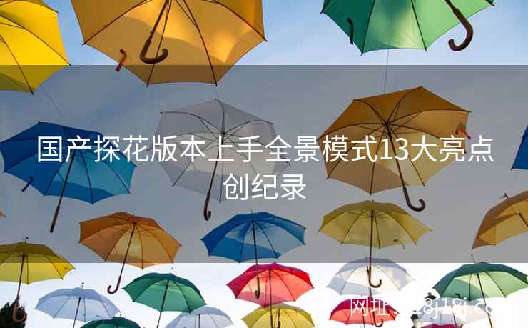 国产探花版本上手全景模式13大亮点创纪录
