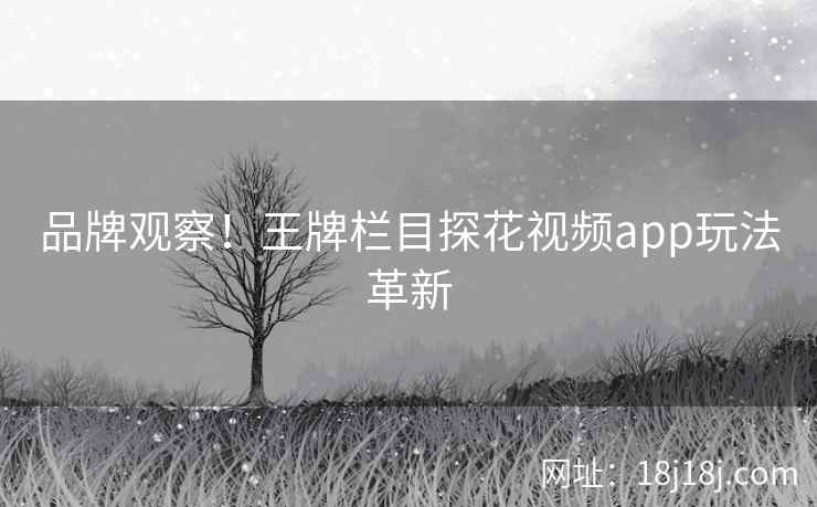 品牌观察！王牌栏目探花视频app玩法革新