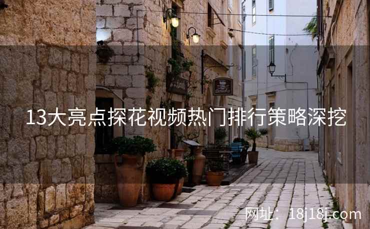 13大亮点探花视频热门排行策略深挖